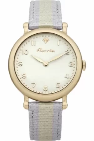 image of Ladies House Of Florrie Violet Stripe Watch HF002UG