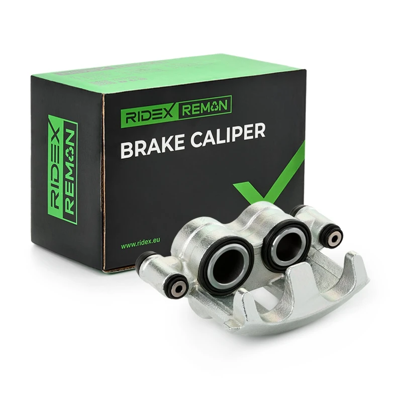 Image of RIDEX REMAN 78B2037R Brake caliper Front Axle Left Grey Cast Iron Brake Caliper (78)