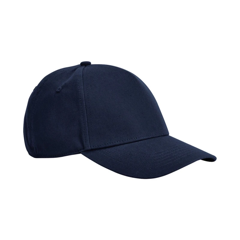 Image of Beechfield Beechfield Men Classic Cotton Panelled Cap in Navy Navy One Size Male 5063527237323