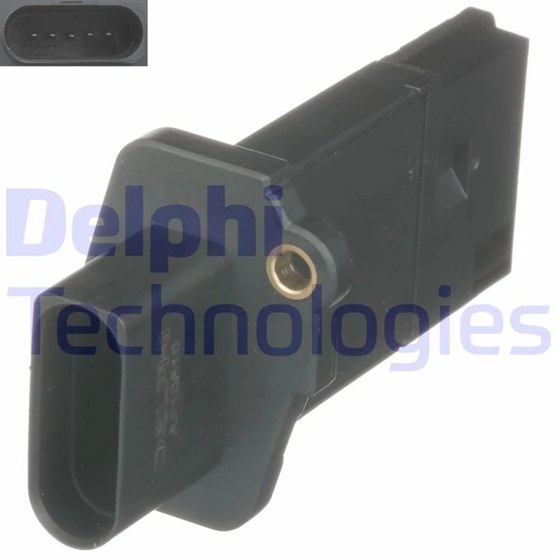 Image of DELPHI AF10510-12B1 Mass air flow sensor without housing Air Mass Sensor (3926)