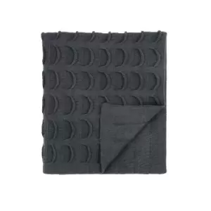 Helena Springfield Freyja/Elsa Knitted Throw, Mono Steel