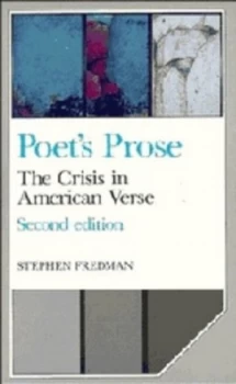Image of Poets Prose by Stephen Fredman Book