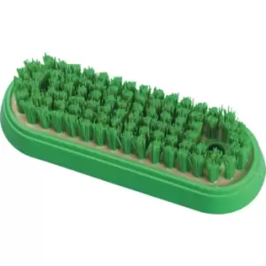 image of 122MM Stiff Poly' Resin-set Nail Brush Green