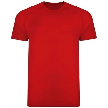 image of Dare 2b Mens Vessel Seamless T-Shirt mens T shirt in Red - Sizes UK S,UK M,UK L