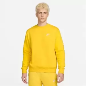 Image of Nike Sportswear Club Crew - Yellow
