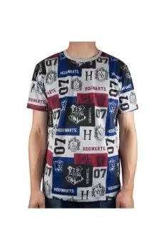 Image of Hogwarts Patch Print T-Shirt