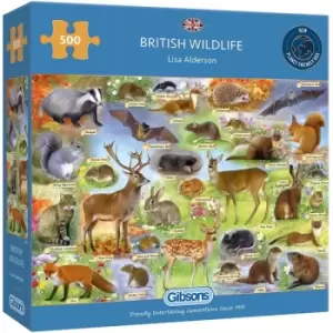 Image of British Wildlife Jigsaw Puzzle - 500 Pieces