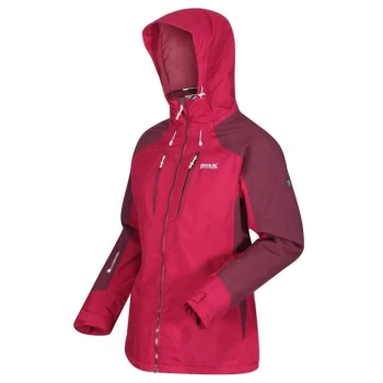 image of Regatta Womens Highton II Waterproof Jacket - Beetroot/Fig