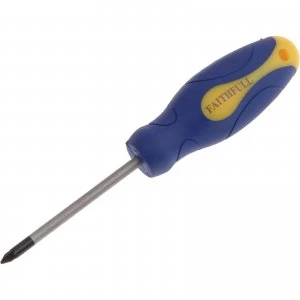 image of Faithfull Pozi Screwdriver PZ1 75mm