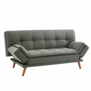 image of Duncan Grey Fabric Sofa bed