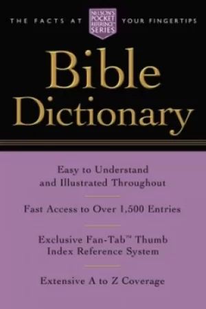 Image of Pocket Bible Dictionary by Thomas Nelson