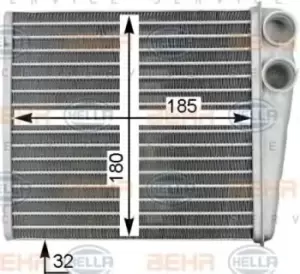 image of Radiator Heat Exchanger 8FH351315-781 by BEHR