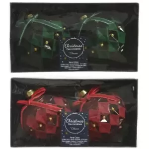 Image of Kaemingk Kmgk PK2 Glass Bauble 31 - Multi