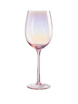 image of Premier Housewares Frosted Deco Wine Glass Set Of 4