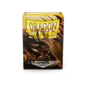 Image of Dragon Shield Umber Matte Card Sleeves - 100 Sleeves