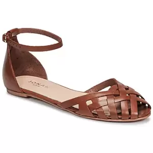 image of Jonak DOO womens Sandals in Brown - Sizes 5