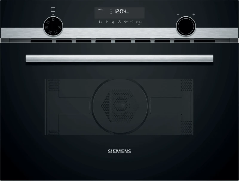 Image of Siemens IQ-500 CM585AGS1B 44 Litre 45cm High, Built In Combination Microwave Oven - Stainless Steel
