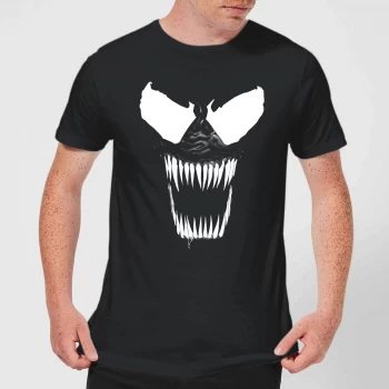 image of Venom Bare Teeth Mens T-Shirt - Black - 3XL - Black