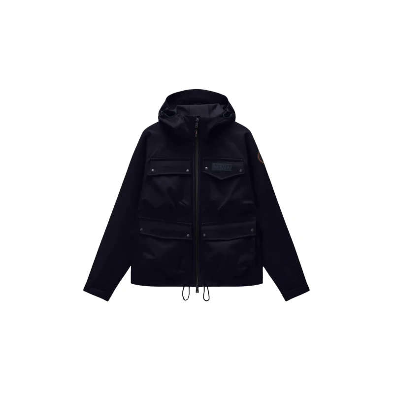 Image of Waterproof jacket Napapijri Rivalto Mono-Material Bleu Male XS