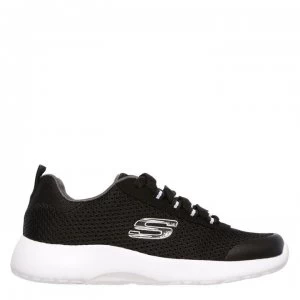 image of Skechers Dynamite Junior Boys Trainers - Black/White