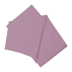 Image of Belledorm 200 Thread Count Flat Sheet, Double, Misty Rose