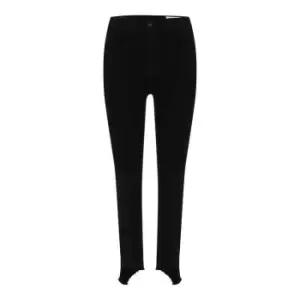 image of Rag and Bone High Rise Ankle Length Skinny Jean - Black