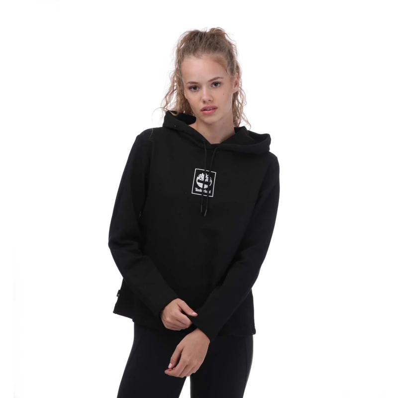 Image of Timberland Stack Logo BB Hoody - Black 14 - 16