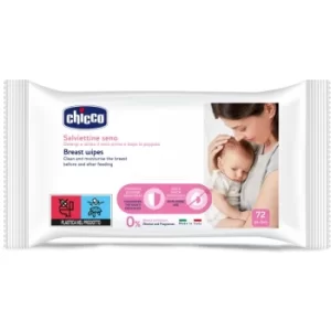 Image of Chicco Breast Wipes Wet Cleansing Wipes for breasts 72 pc