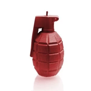 Image of Red Large Grenade Candle