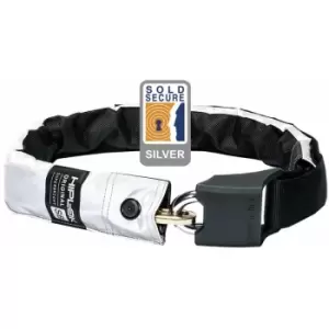 image of Hiplok - original V1.5 wearable chain lock 8MM x 90CM - waist 24-44 inches (silver sold secure) high visibility: hi-viz 8MM x 90CM - HLV150SB