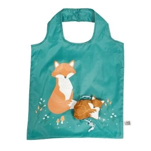 image of Sass & Belle Woodland Fox Foldable shopping Bag