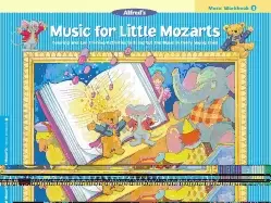 Image of music for little mozarts music workbook bk 3 coloring and ear training acti