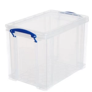 image of Really Useful Clear Plastic Storage Box 19L