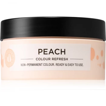 image of Maria Nila Colour Refresh Peach Gentle Nourishing Mask without Permanent Color Pigments Lasts For 4 - 10 Washes 9.34 100ml