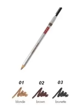 image of Pupa Eyebrow High Definition Eyebrow Pencil Matita Sopracciglia 002 Brown