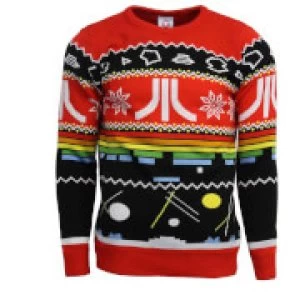 Image of Atari Christmas Jumper - Red - XS - Red