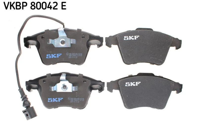 Image of SKF Brake pad set SKF VKBP 80042 E