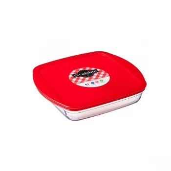 Image of Ocuisine Glass Square Dish with Lid 0.3L