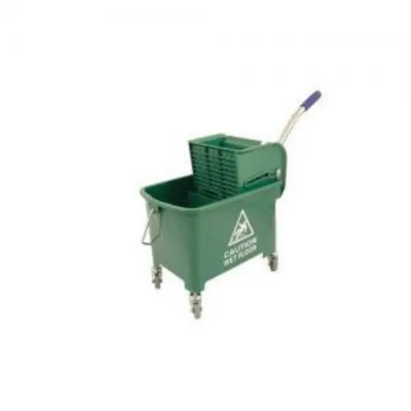 Image of Mobile Mop Bucket with Wringer - Green