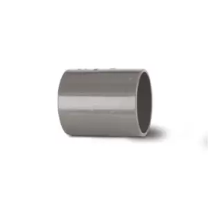 image of Polypipe WS26g Solvent Weld Waste System Straight Coupling 40mm Grey