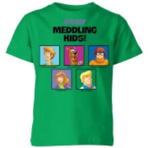 image of Scooby Doo Meddling Kids Kids T-Shirt - Kelly Green - 11-12 Years