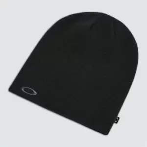 image of Oakley Fine Knit Mens Beanie - Black