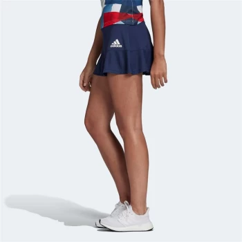 image of adidas Team GB Ladies Tennis Skort - Blue