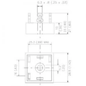 Image of Diode bridge Vishay 36MT160PBF D 63 1600 V 35 A