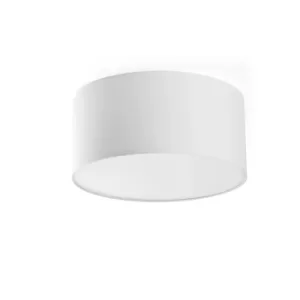 image of Seven 2 Light Small Flush Ceiling Light White, E27