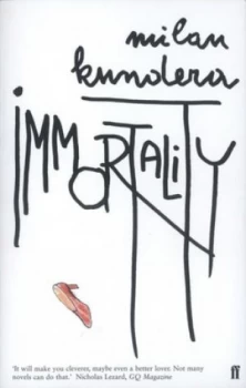 Image of Immortality by Milan Kundera Paperback