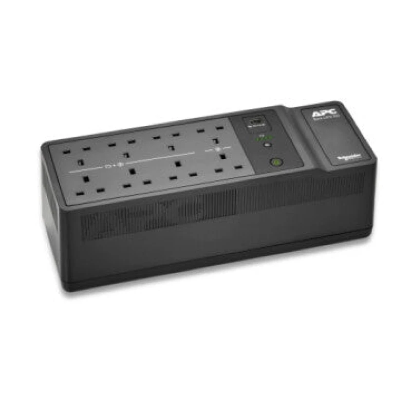 Image of APC Back-UPS. 500VA/300W Floor/Wall Mount. 230V. 8x UNEL outlets. USB