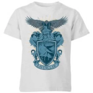 image of Harry Potter Ravenclaw Drawn Crest Kids T-Shirt - Grey - 11-12 Years