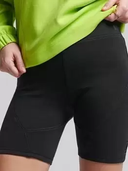 Image of Superdry Code Tech Cycling Short - Black, Size 12, Women