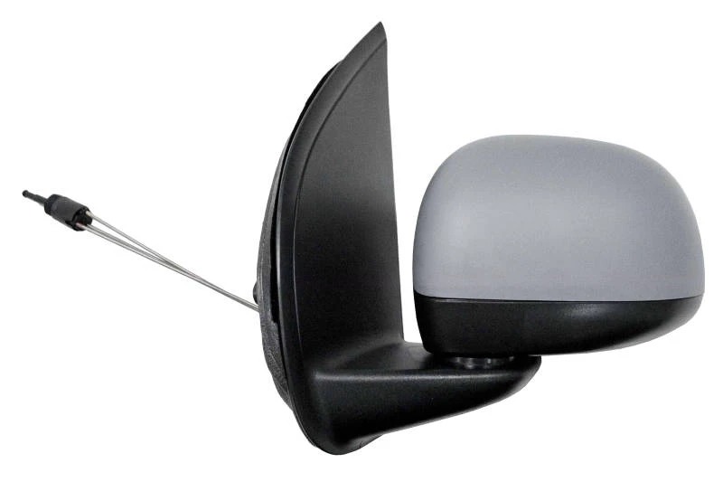 Image of PRASCO FT1247014 Wing mirror Left, Convex, primed, with cable Outside Mirror (50)